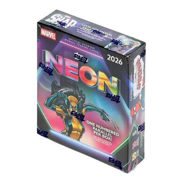2026 TOPPS MARVEL NEON MEGA BOX