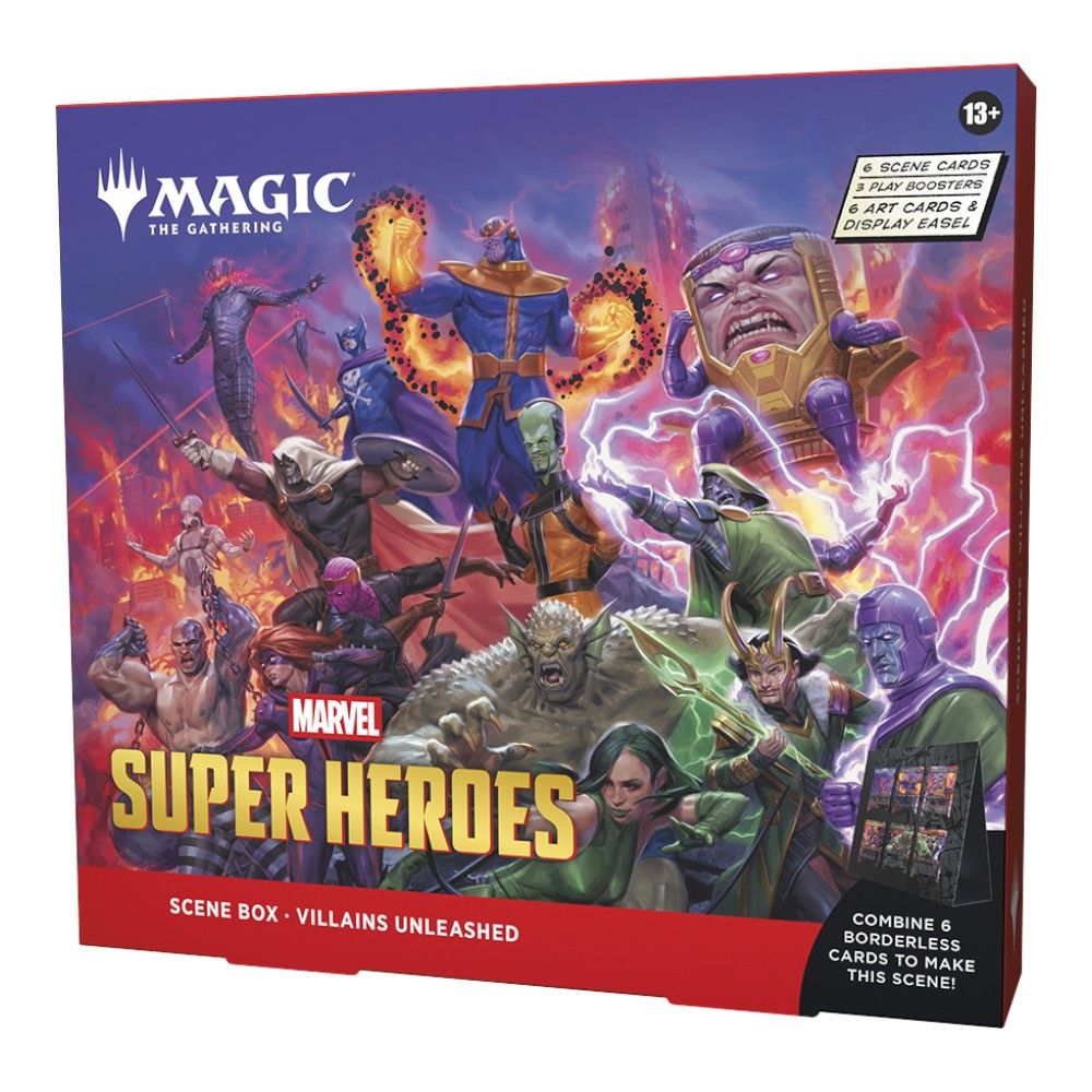 MAGIC: THE GATHERING MARVEL SUPERHEROES VILLAINS UNLEASHED SCENE BOX