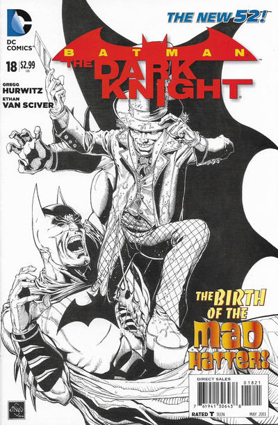 BATMAN THE DARK KNIGHT (2011) #18 25 COPY INCV VAN SCIVER VAR ED