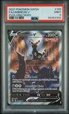 2021 POKEMON SWORD & SHIELD EVOLVING SKIES FA/UMBREON V #189 PSA 9