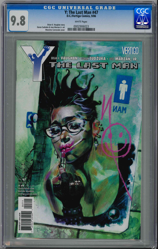 CGC Y: THE LAST MAN (2002) #47 (9.8)