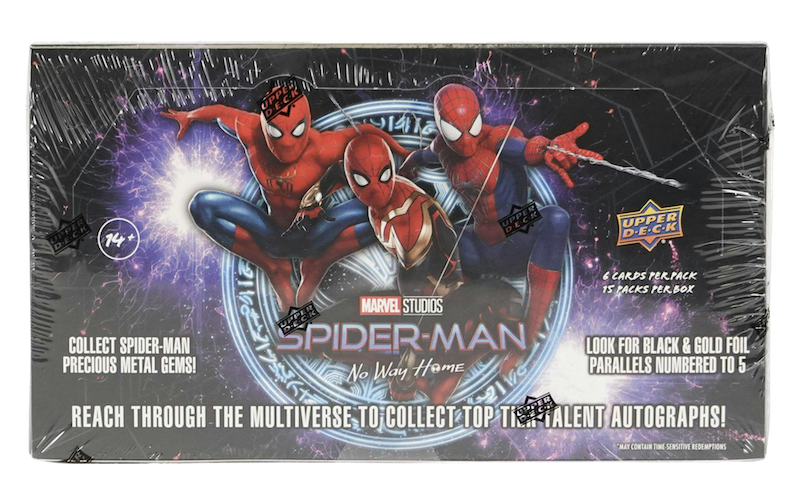 2023 UPPER DECK MARVEL STUDIOS SPIDER-MAN NO WAY HOME HOBBY BOX