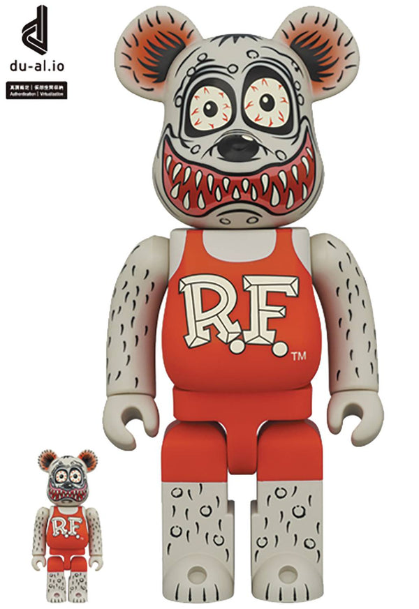 RAT FINK GRAY 100% & 400% BEA 2PK
