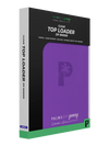PALMS OFF GAMING COLLECTORS SERIES 9 POCKET PURPLE ZIP TOP LOADER BINDER