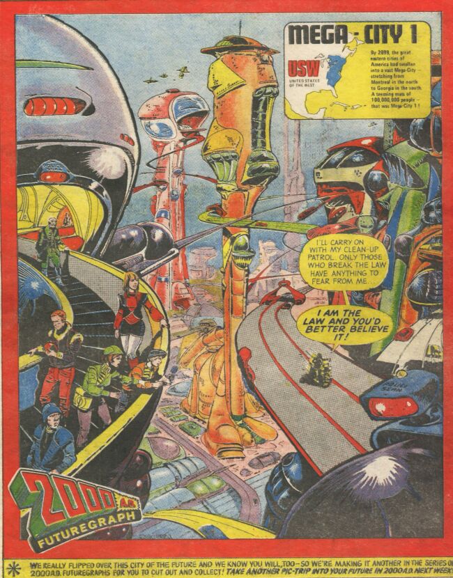 2000 AD (1977) #3 - SECOND APPEARANCE JUDGE DREDD
