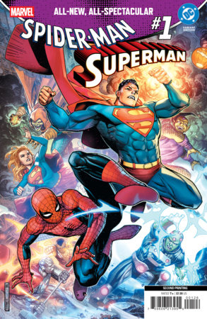 MARVEL DC SPIDER-MAN SUPERMAN (2026) #1 JIM CHEUNG 2ND PRINTING VAR