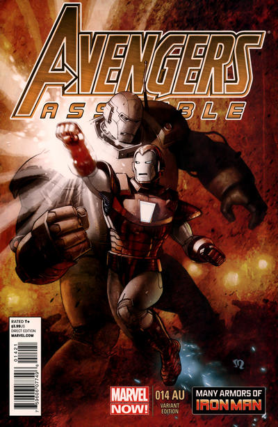 AVENGERS ASSEMBLE (2012) #14 20 COPY INCV IRON MAN MANY ARMORS VAR NOW