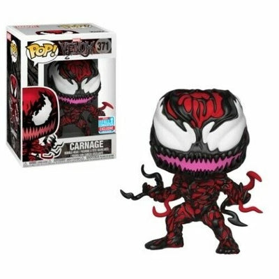 FUNKO POP MARVEL VENOM #371 CARNAGE VINYL FIGURE - NYCC 2018 FALL CONVENTION EXCLUSIVE