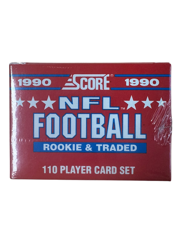 1990 SCORE NFL FOOTBALL ROOKIE & TRADED 110 PLAYER CARD SET *EMMITT SMITH RC*
