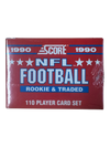 1990 SCORE NFL FOOTBALL ROOKIE & TRADED 110 PLAYER CARD SET *EMMITT SMITH RC*