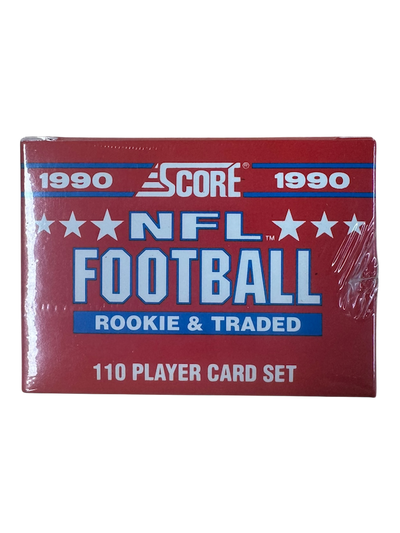 1990 SCORE NFL FOOTBALL ROOKIE & TRADED 110 PLAYER CARD SET *EMMITT SMITH RC*