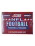 1990 SCORE NFL FOOTBALL ROOKIE & TRADED 110 PLAYER CARD SET *EMMITT SMITH RC*