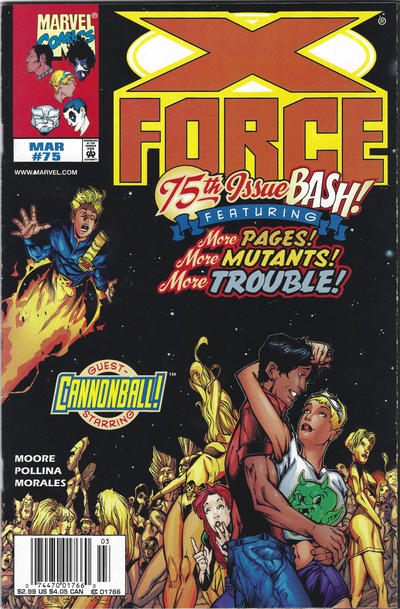 X-FORCE (1991) #75 NEWSSTAND EDITION