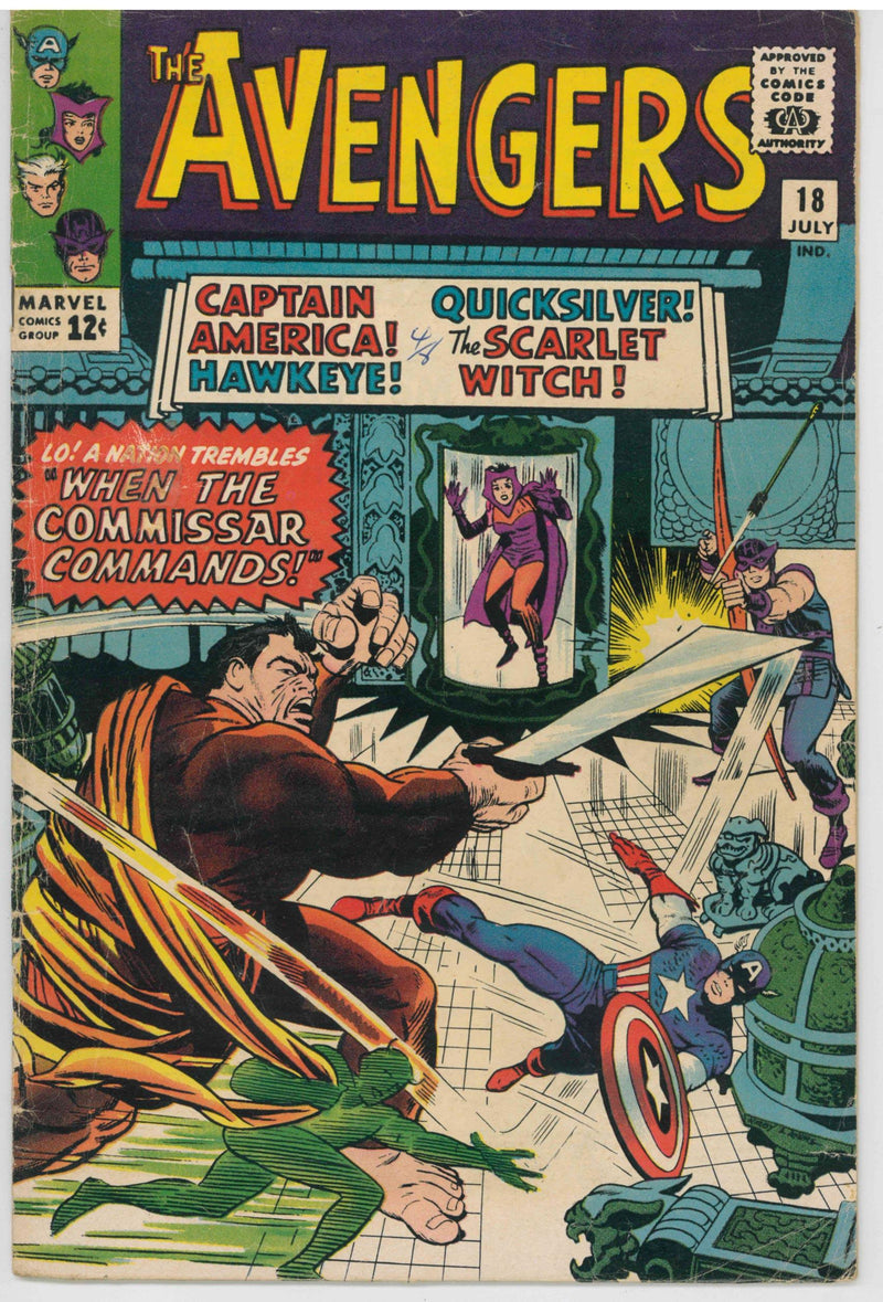AVENGERS (1963) #18 (VG)