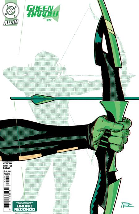 GREEN ARROW (2023) #27 CVR C BRUNO REDONDO ARTIST SPOTLIGHT CARD STOCK VAR