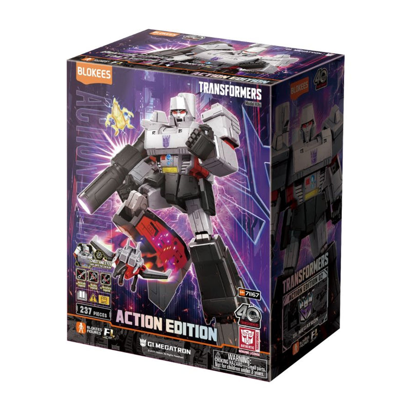 BLOKEES TRANSFORMERS ACTION EDITION 02 G1 MEGATRON MODEL