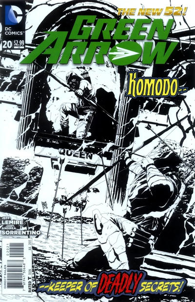 GREEN ARROW (2011) #20 25 COPY INCV SORRENTINO VAR ED