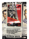 ALCATRAZ AND FREE FOR ALL DOUBLE SIDED FOLDED PROMO POSTER
