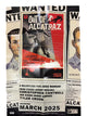 ALCATRAZ AND FREE FOR ALL DOUBLE SIDED FOLDED PROMO POSTER