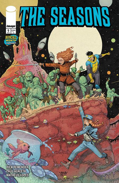 SEASONS (2025) #9 CVR C ANDRE LIMA ARAUJO & MIKE SPICER INVINCIBLE TEAM UP VAR