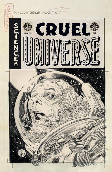 EC CRUEL UNIVERSE 2 (2025) #1 CVR F INC 1:20 TOM FOWLER B&W ARTIST EDITION VAR