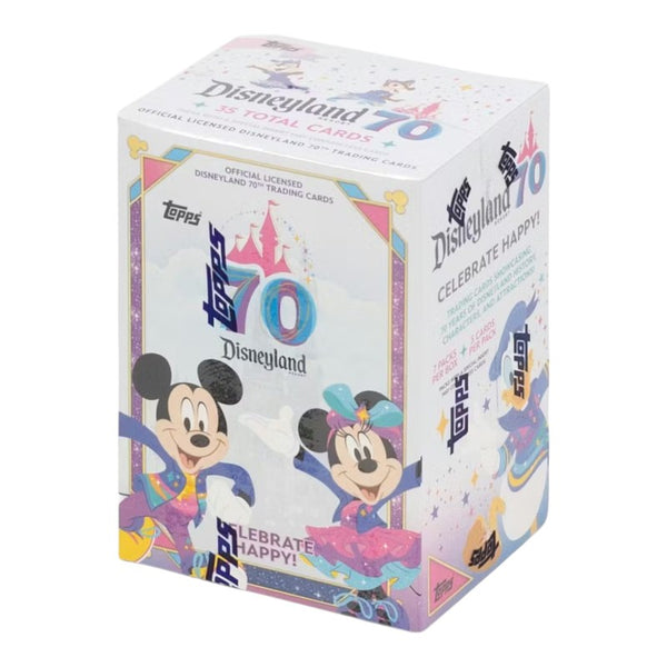 2025 TOPPS DISNEY DISNEYLAND 70TH ANNIVERSARY BLASTER BOX