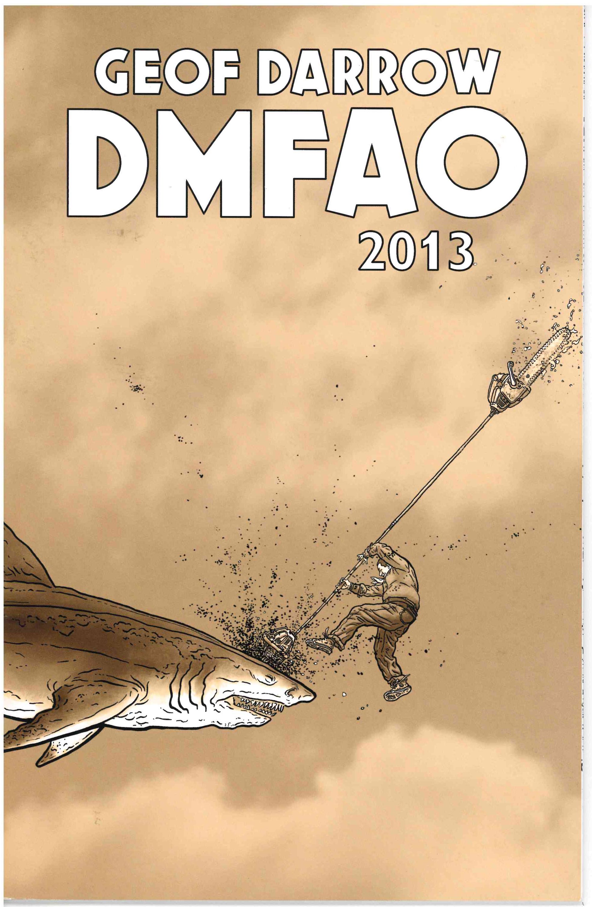 *SIGNED WITH SKETCH* GEOF DARROW DMFAO SKETCHBOOK (2013) - LIMITED EDITION #369/800
