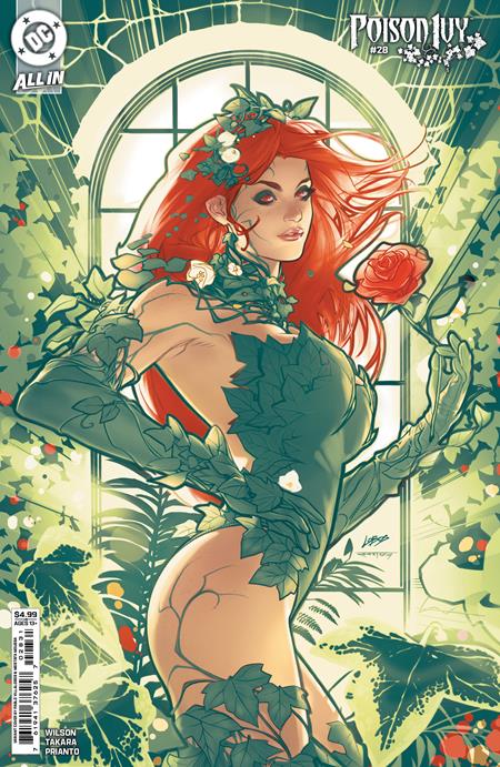 POISON IVY (2022) #28 CVR C PABLO VILLALOBOS CARD STOCK VAR
