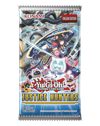 YU-GI-OH! JUSTICE HUNTERS BOOSTER PACK