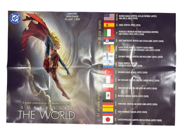 SUPERGIRL THE WORLD FOLDED PROMO POSTER