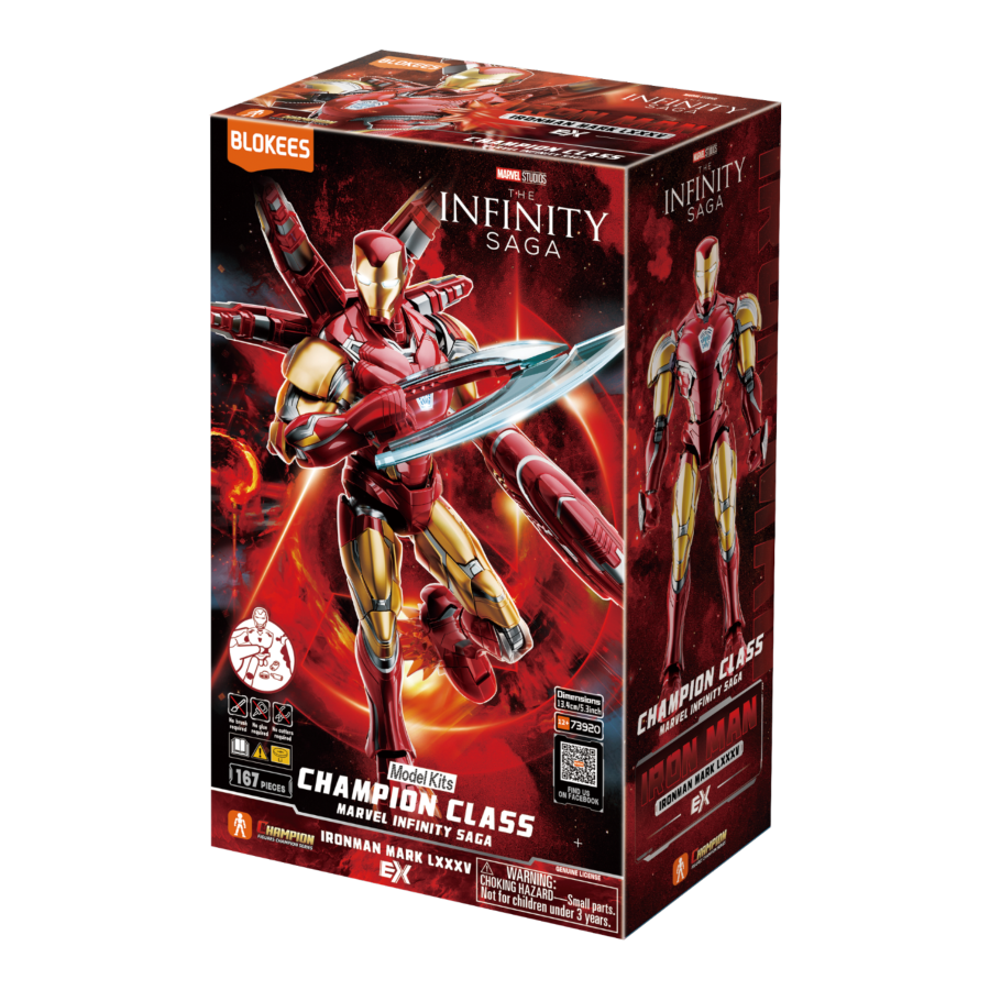 BLOKEES MARVEL INFINITY SAGA CHAMPION CLASS IRON MAN MK85 EX MODEL