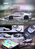 INNO64 1/64 LIBERTY WALK FERRARI F40 CHROME SILVER