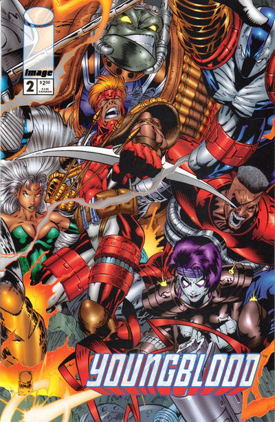 YOUNGBLOOD (1995) #2 PUZZLE COVER