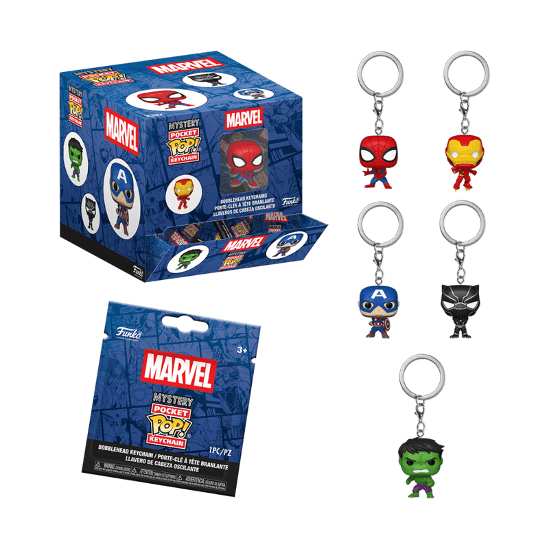 POP MARVEL COMICS KEYCHAIN BLIND BAG VINYL FIG