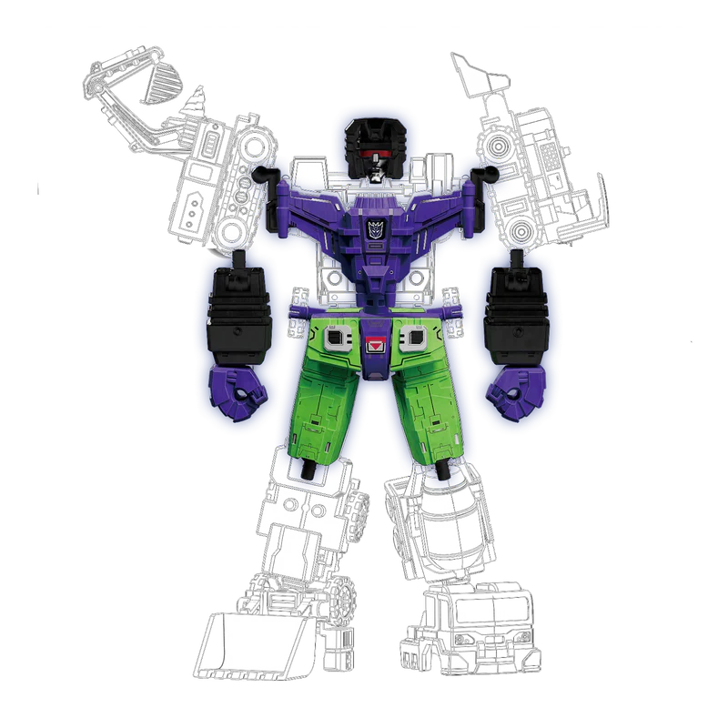 BLOKEES TRANSFORMERS DEFENDER VERSION DEVASTATOR KITS COMBINING ACCESSORY