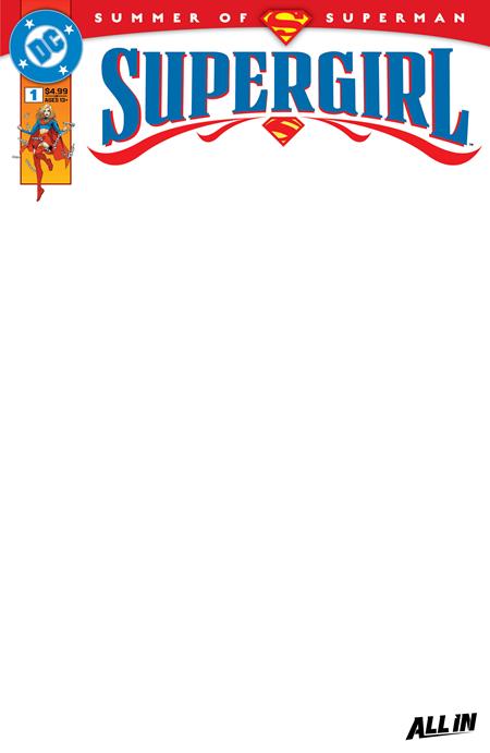 SUPERGIRL (2025) #1 CVR E BLANK CARD STOCK VAR