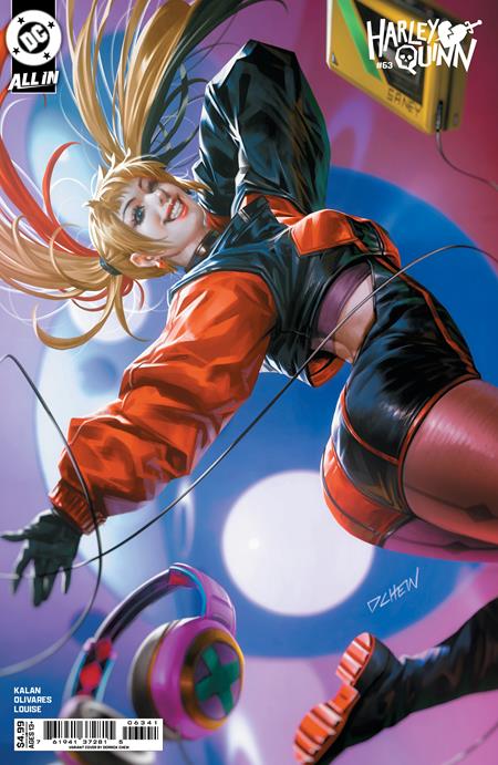 HARLEY QUINN (2021) #63 CVR D DERRICK CHEW CARD STOCK VAR