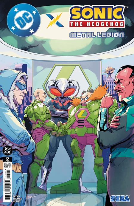 DC X SONIC THE HEDGEHOG THE METAL LEGION (2026) #2 CVR A PABLO M COLLAR