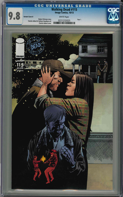 CGC WALKING DEAD (2003) #115 VARIANT COVER B (9.8)