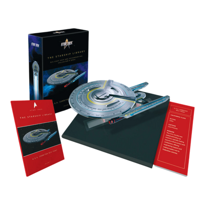 STAR TREK LOWER DECKS USS CERRITOS NCC-75667 DIECAST SHIP AND BOOK