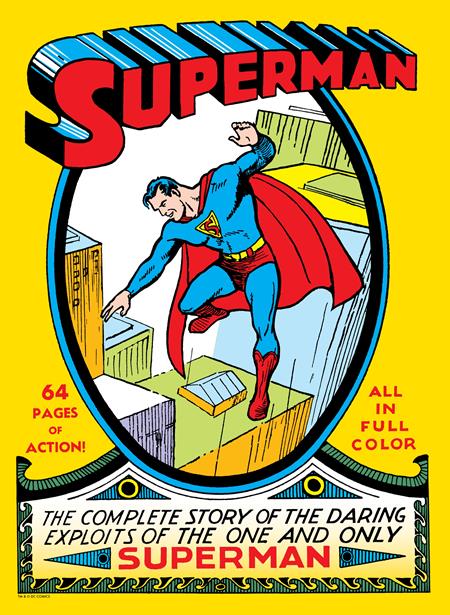 SUPERMAN (1939) #1 FACSIMILE EDITION (2025) CVR B JOE SCHUSTER & LEO O MEALIA FOIL VAR