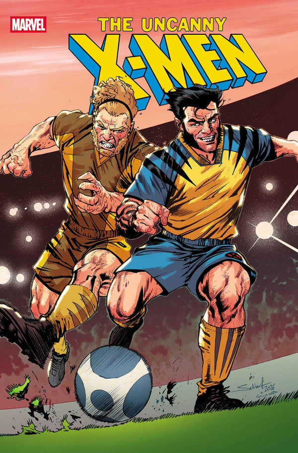UNCANNY X-MEN (2024) #29 JONAS SCHARF MARVEL SOCCER VAR