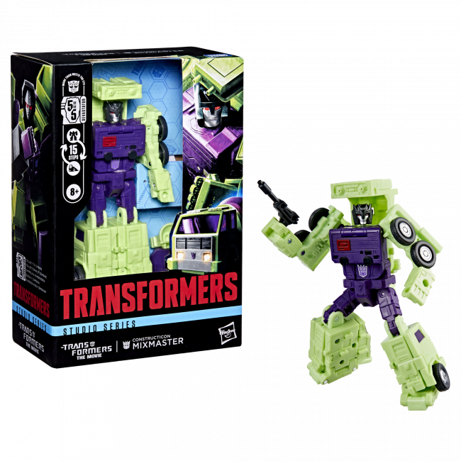 TRANSFORMERS STUDIO SERIES DELUXE CLASS THE TRANSFORMERS MOVIE CONSTRUCTICON MIXMASTER AF