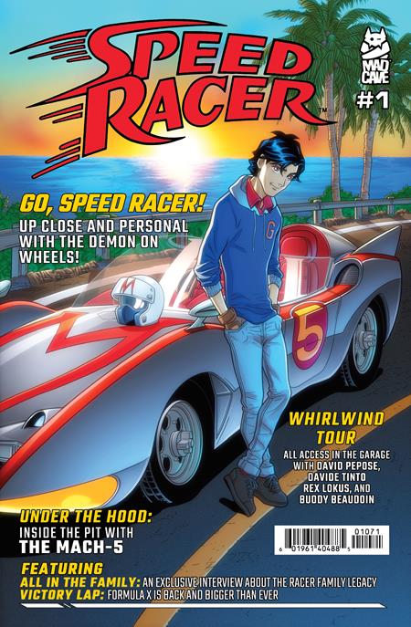 SPEED RACER (2025) #1 CVR G 10 COPY CHRIS BATISTA CAR MAGAZINE HOMAGE UNLOCK VAR