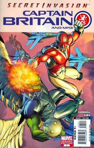 CAPTAIN BRITAIN AND MI 13 (2008) #1 15 COPY INCV PETERSON VAR