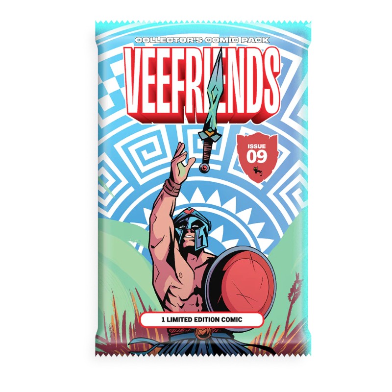 VEEFRIENDS COMIC BOOK #9 KIND WARRIOR SEALED BLIND PACK