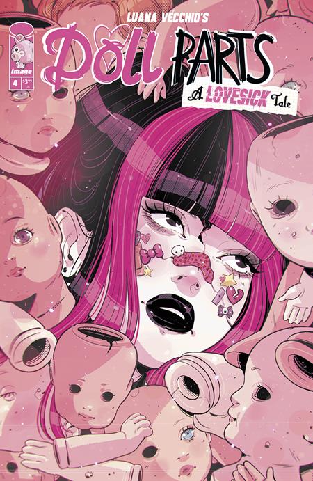 DOLL PARTS A LOVESICK TALE (2024) #4 CVR B LUANA VECCHIO DOLL HEADS CVR