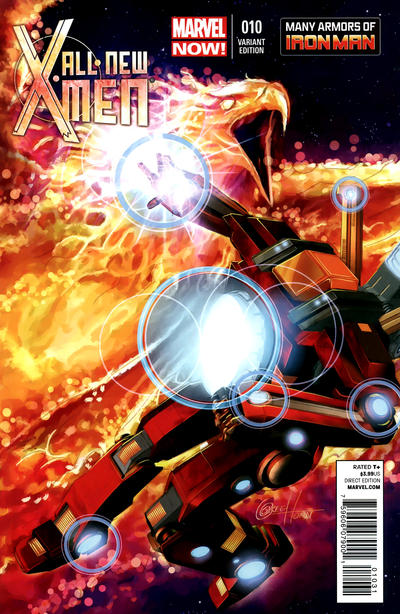 ALL NEW X-MEN (2013) #10 20 COPY INCV HORN IRON MAN MANY ARMORS VAR NOW