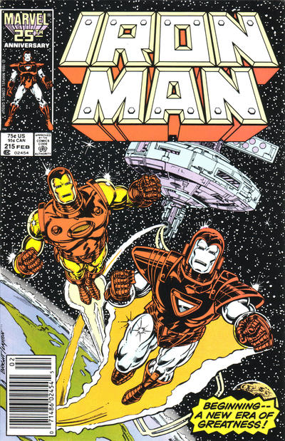 IRON MAN (1968) #215 NEWSSTAND EDITION (FN/VF)