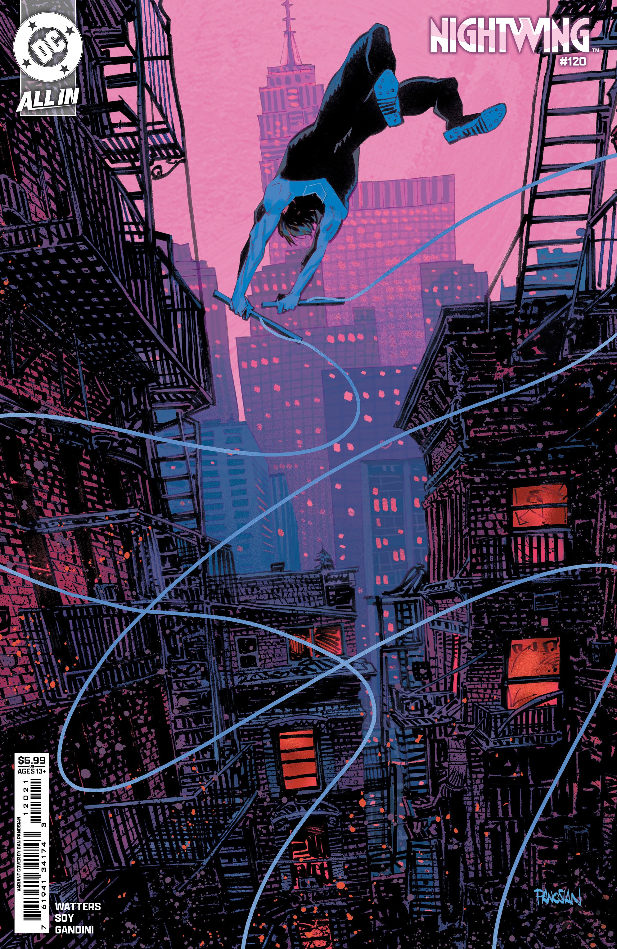 NIGHTWING (2016) #120 CVR B DAN PANOSIAN CARD STOCK VAR